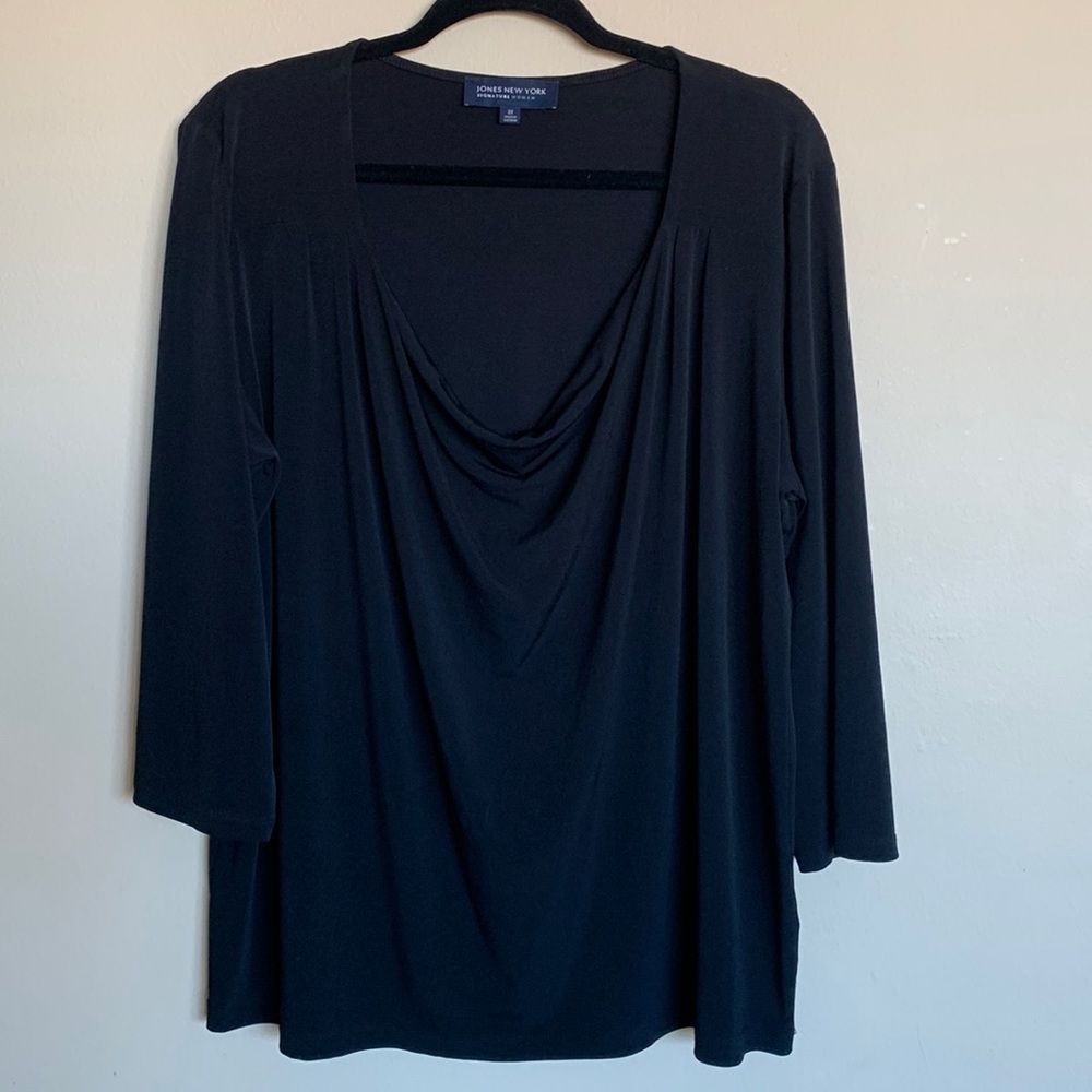 Jones New York  Black professional top